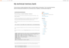 Screenshot of My technical memory bank: Recovering a crashed MySQL instance