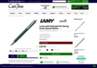 Screenshot of Lamy swift Rollerball Pen Racing Green Special Edition | Cult Pens