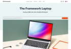 Screenshot of Framework | Framework Laptop - Now in stock!